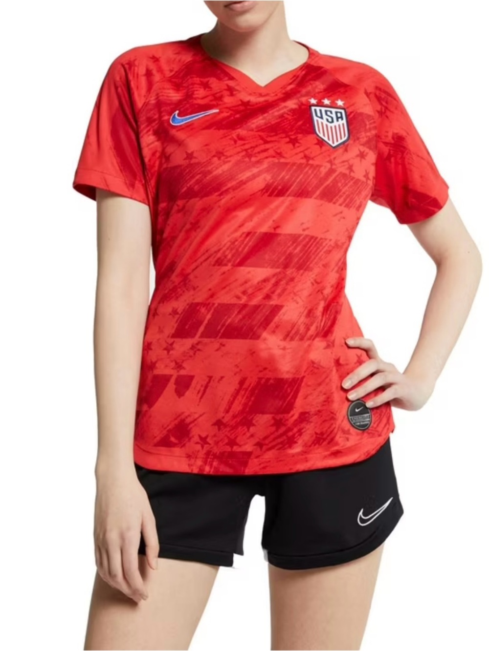USA Red Nike Soccer Jersey (Fifa 2019)